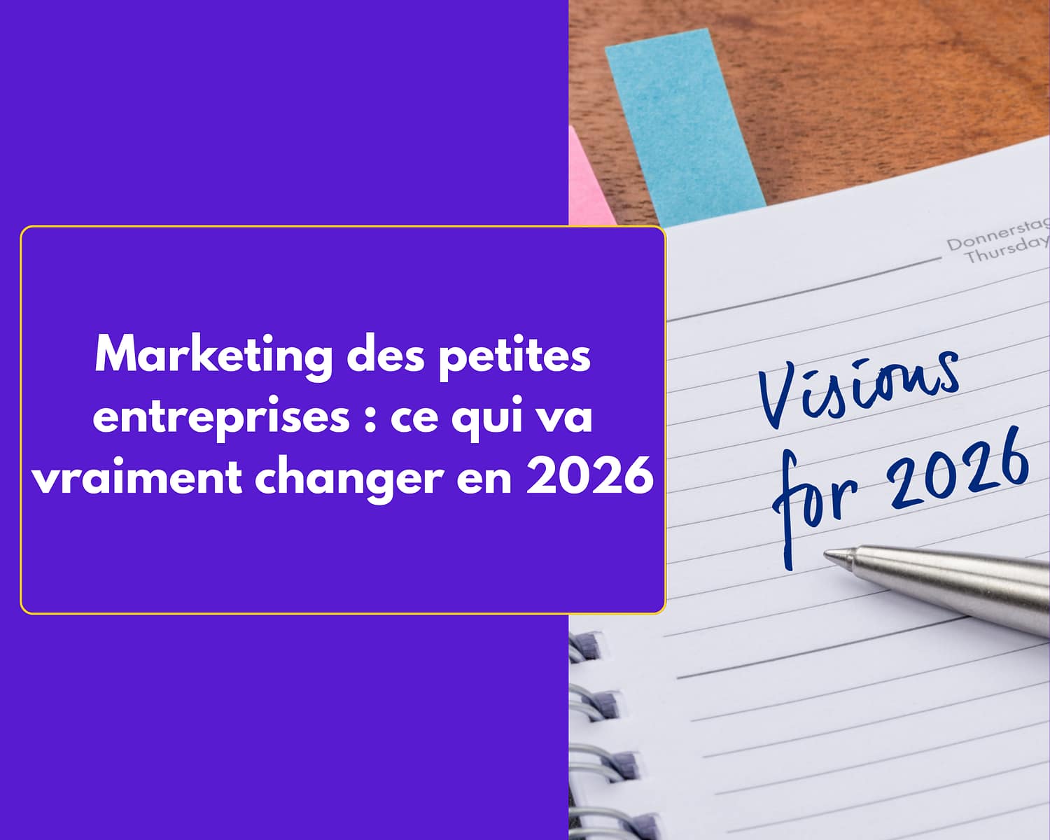 Marketing des petites entreprises : planification stratégique et vision marketing pour 2026